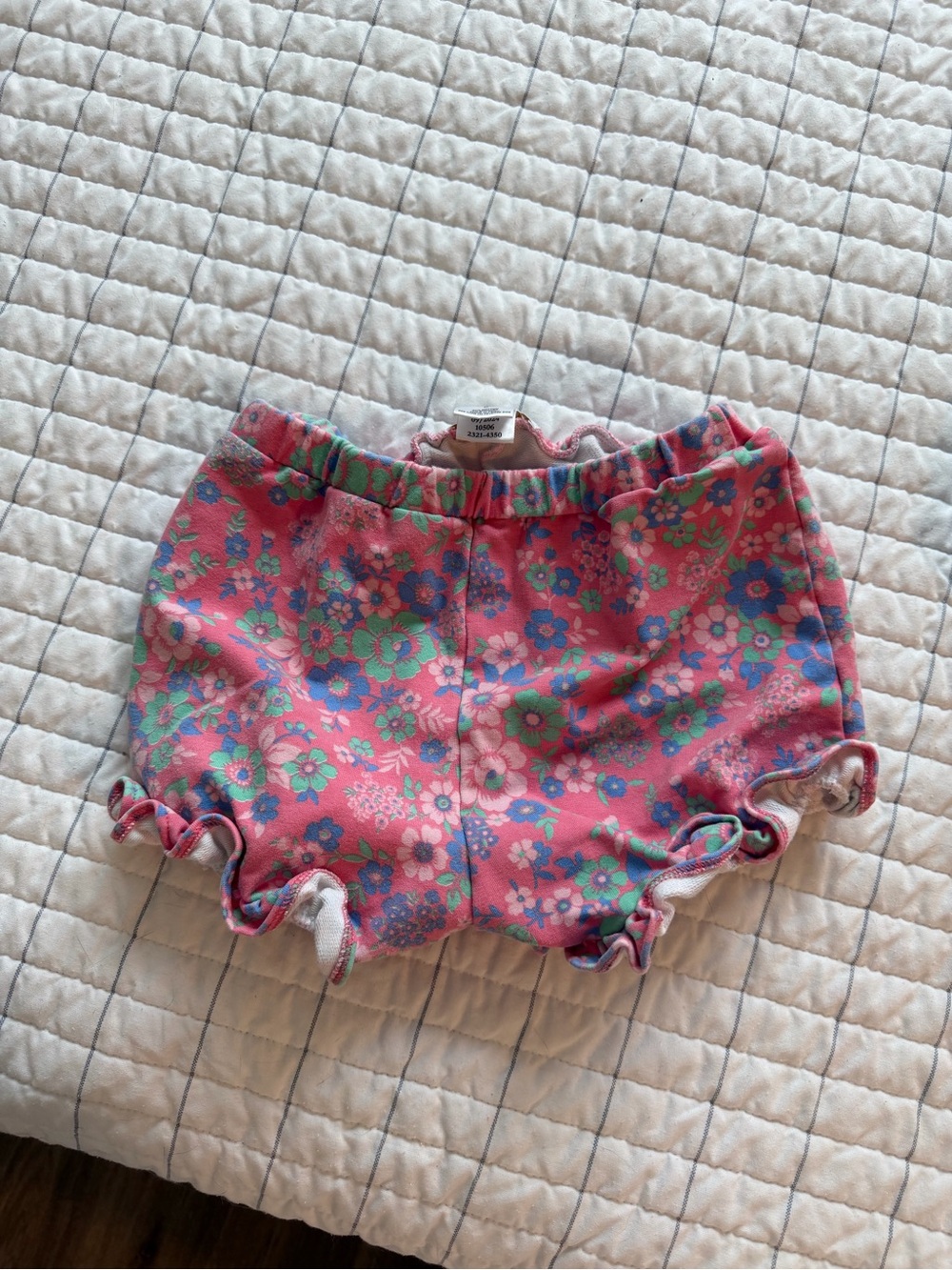 Girls Floral Ruffle Hem ShortsPink & Multicolor Beaufort bonnet company size 8